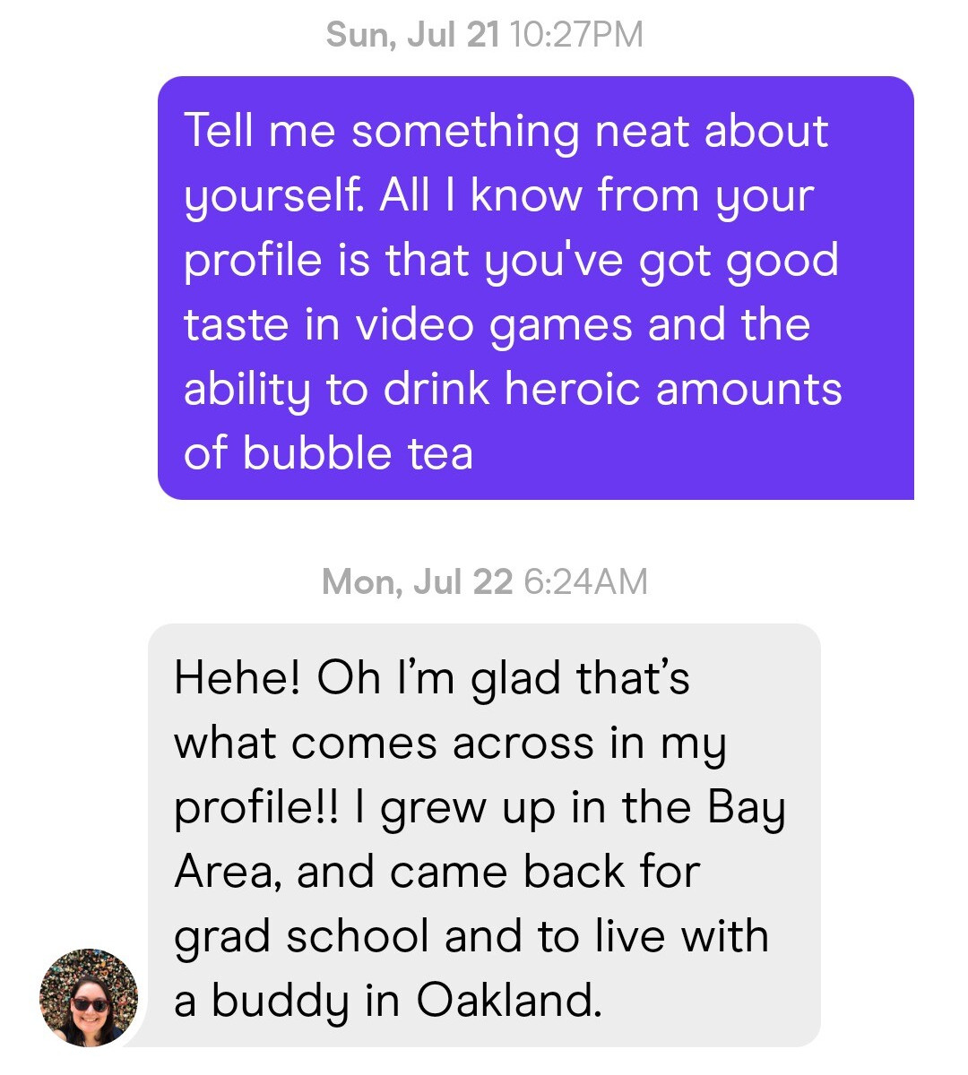 The conversation continues